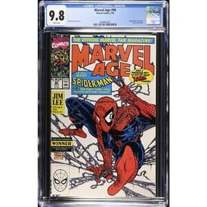 MARVEL AGE 90 CGC 9.8 WP MARVEL 1990! MCFARLANE COVER! SPIDER-MAN #1  865001